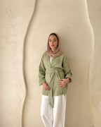 Ivory Blouse - Olive