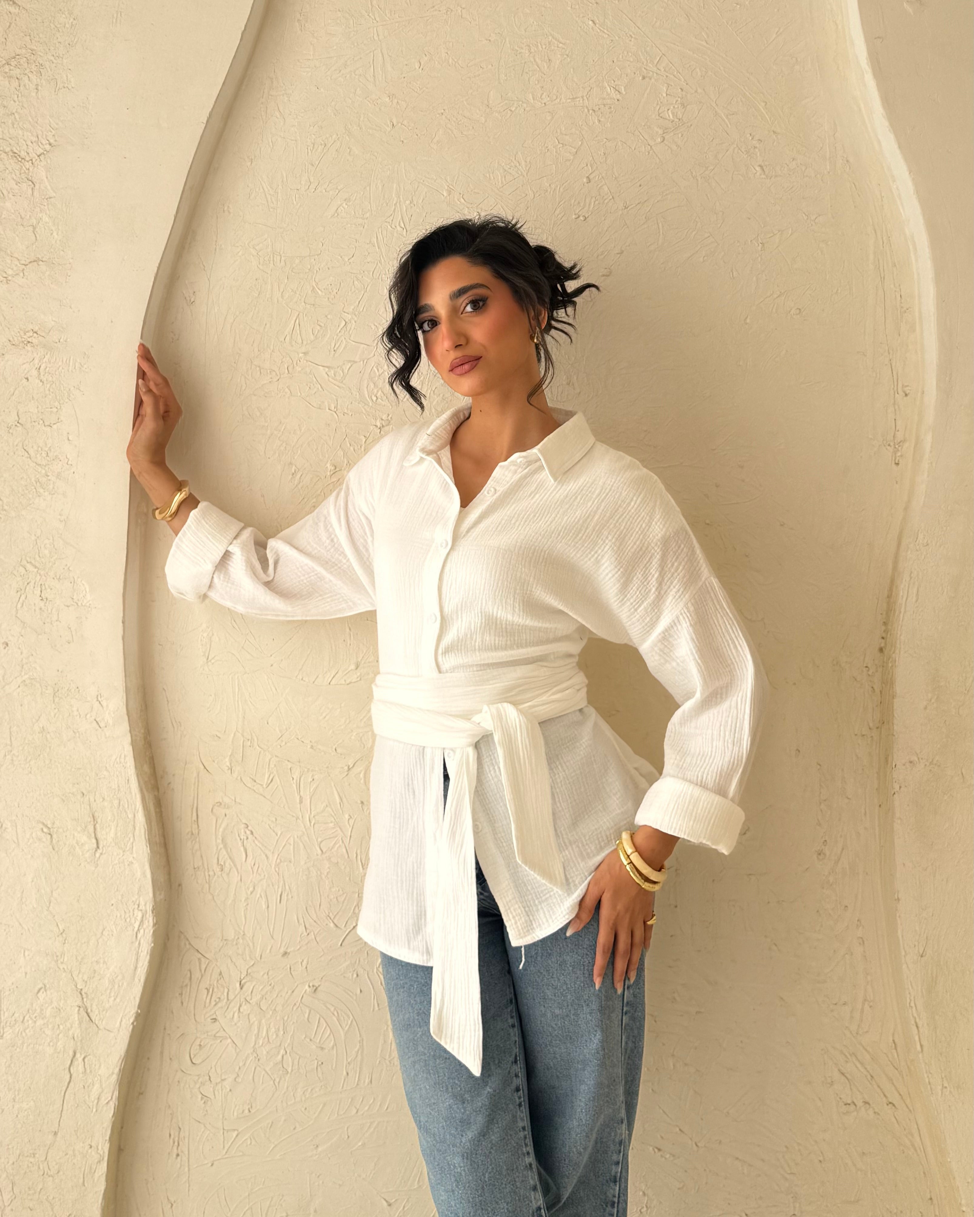 Ivory Blouse - white