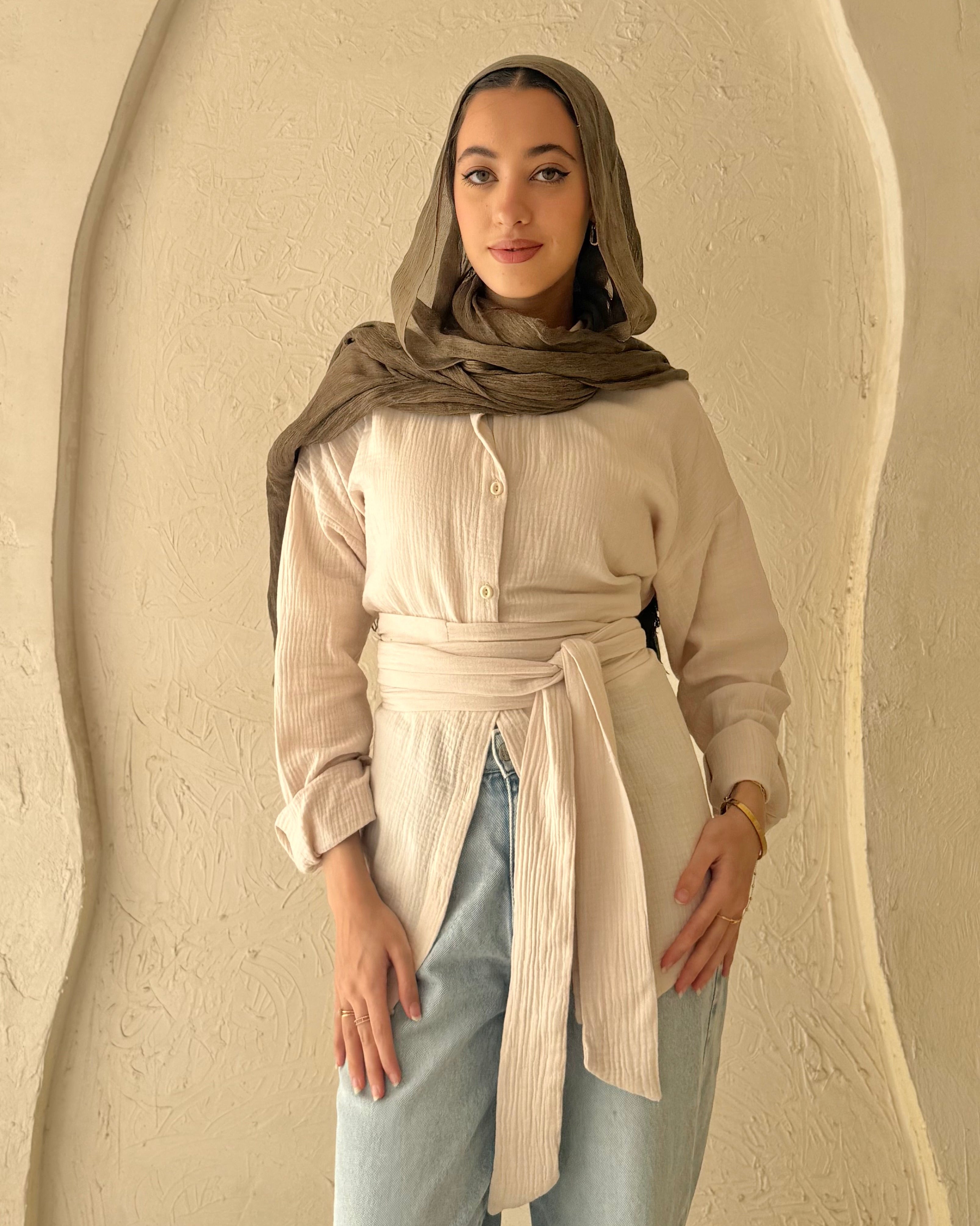 Ivory Blouse - Creamy