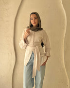 Ivory Blouse - Creamy