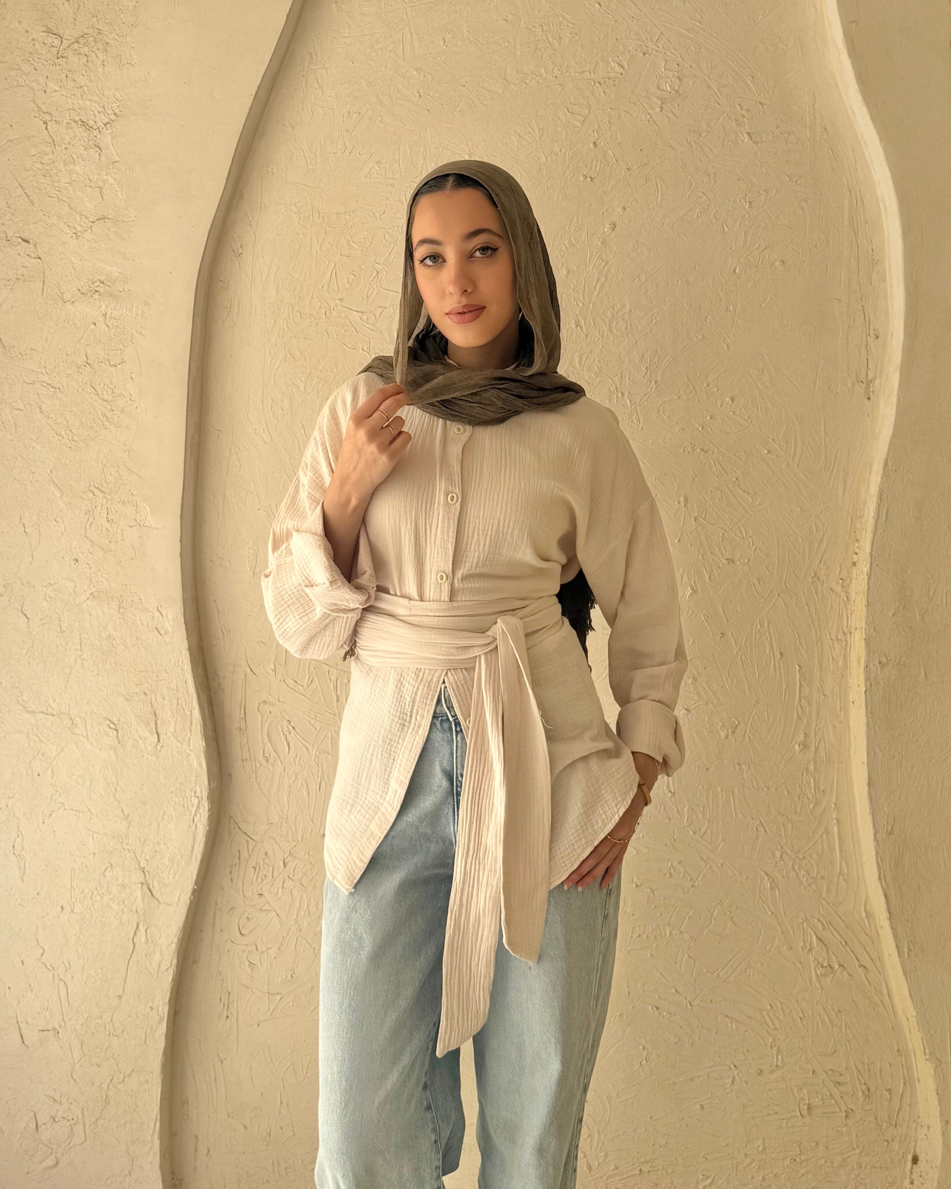 Ivory Blouse - Creamy