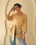 Ivory Blouse - Beige