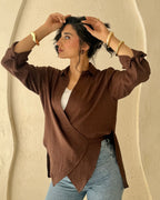 Velora Blouse - Brown