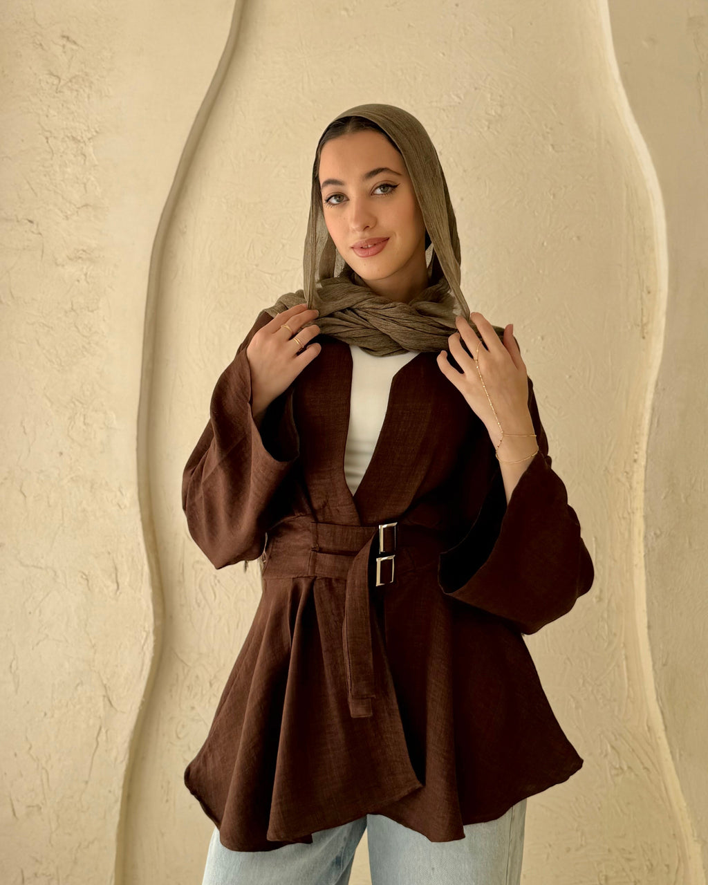 Virelle Blouse - Brown