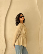 Virelle Blouse - Beige