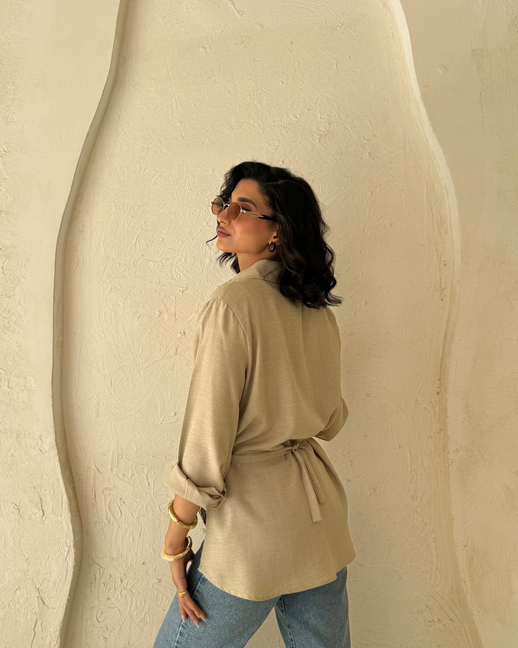 Velora Blouse - Beige